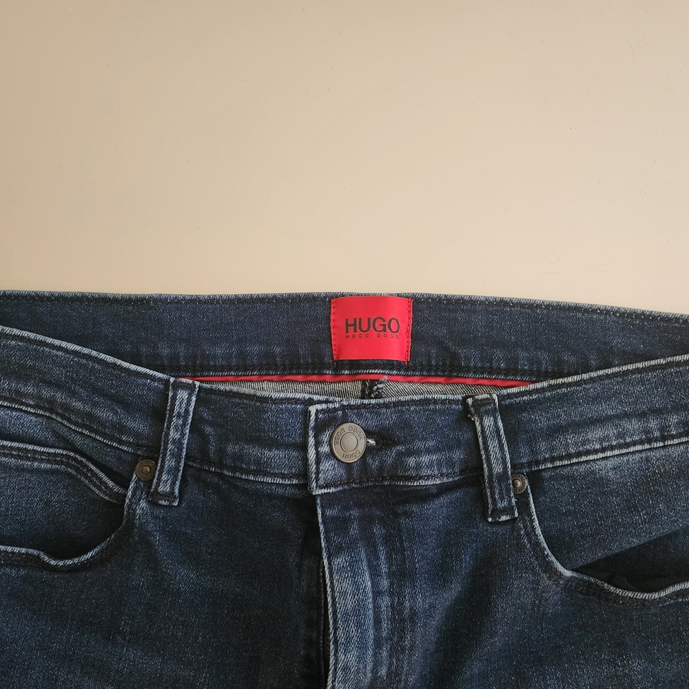 HUGO Dark Blue Denim Jeans
